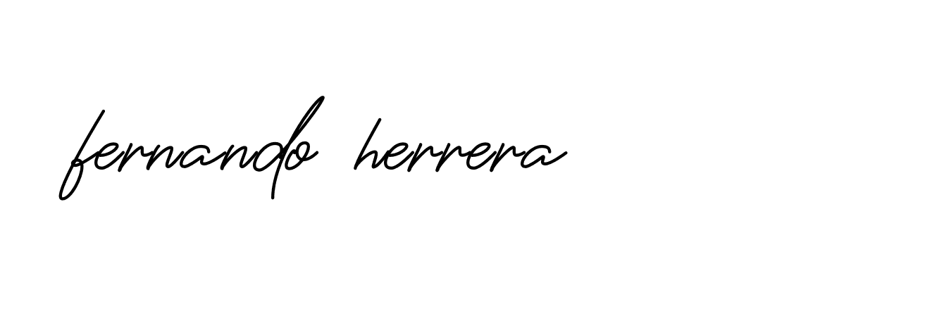 Signature of fernando-herrera