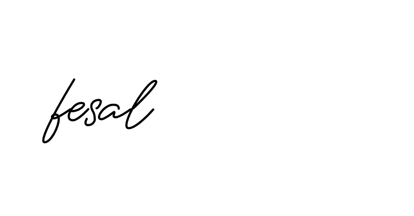 Signature of fesal