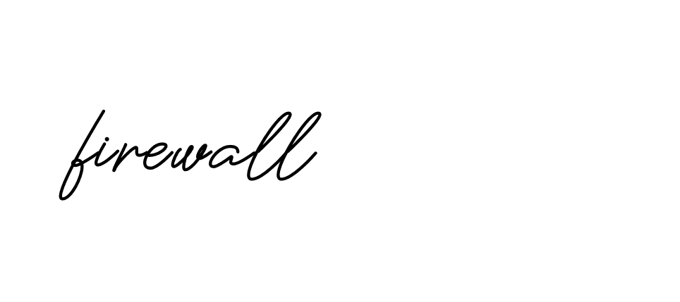 Signature of firewall