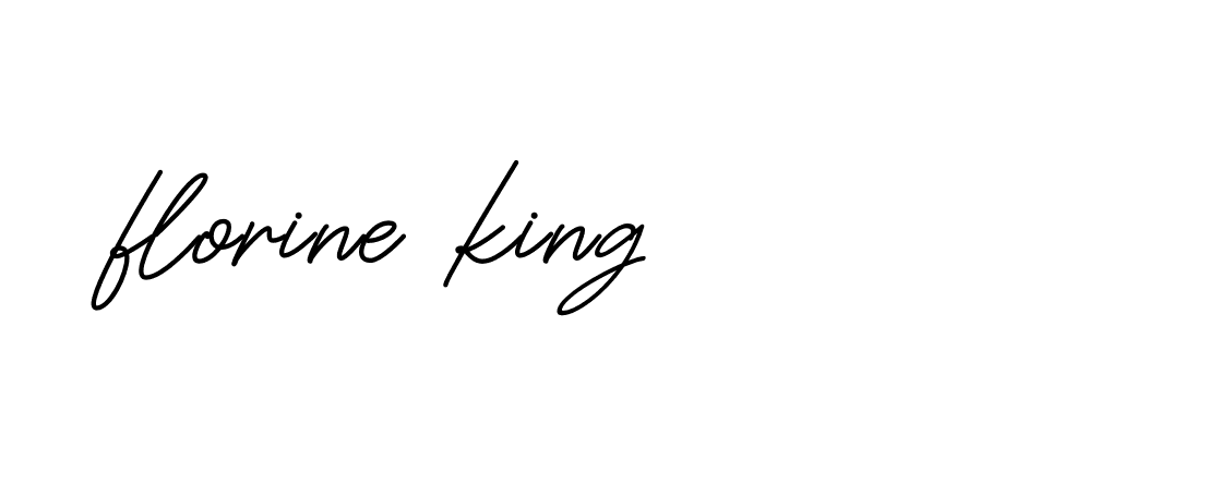 Signature of florine-king