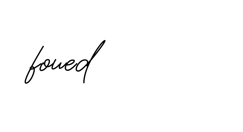 Signature of foued