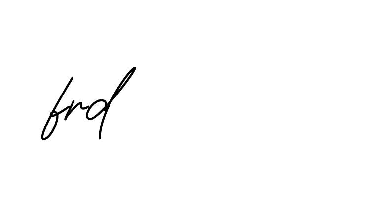 Signature of frd