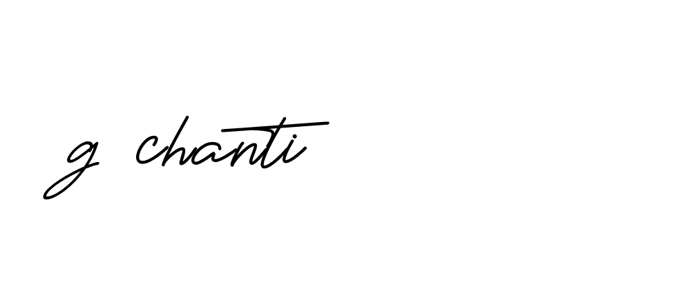 Signature of g-chanti