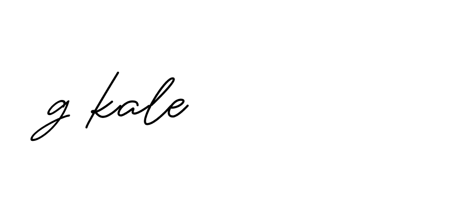 Signature of g-kale