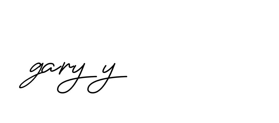 Signature of gary-y