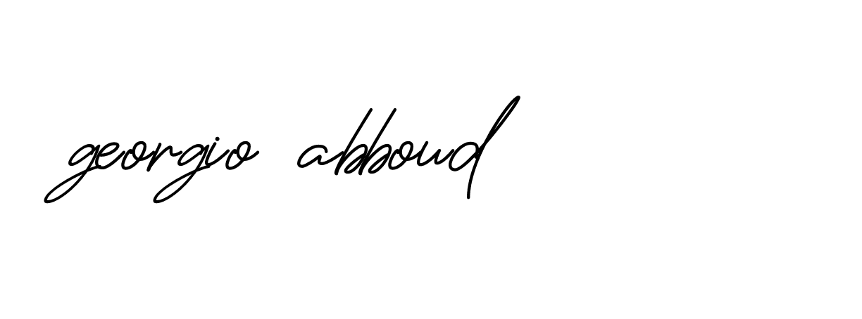 Signature of georgio-abboud