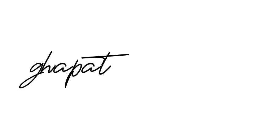 Signature of ghapat