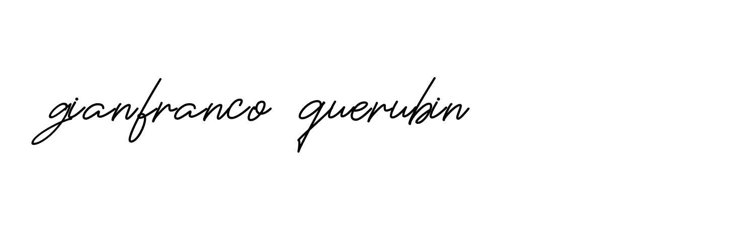 Signature of gianfranco-querubin