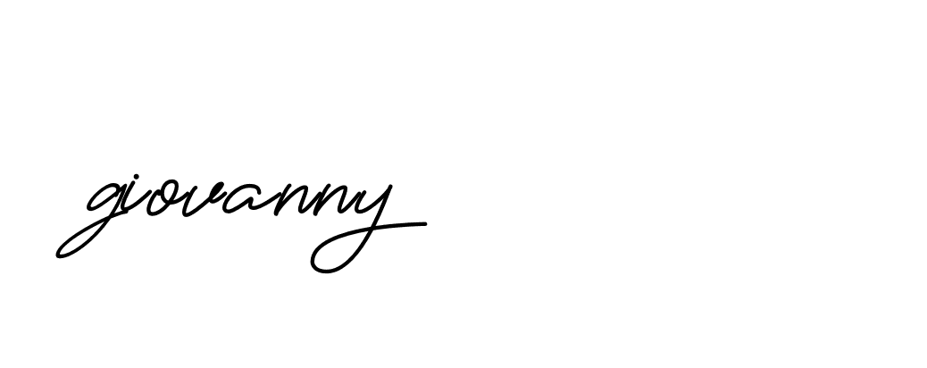 Signature of giovanny-