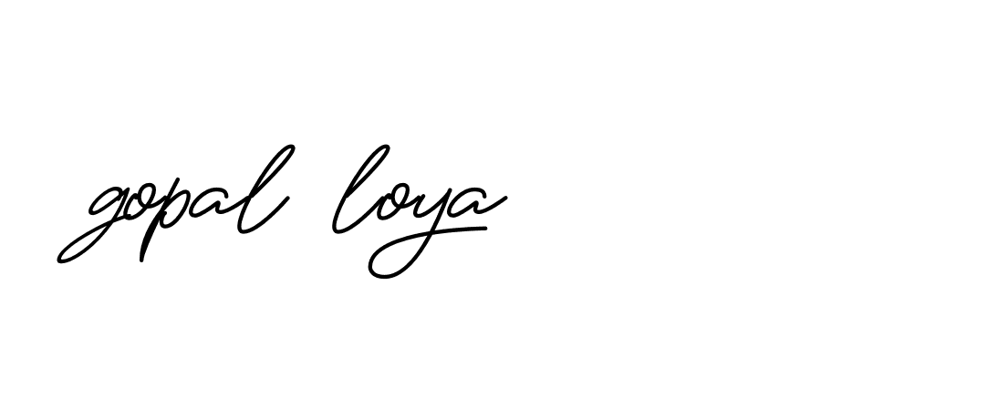 Signature of gopal-loya