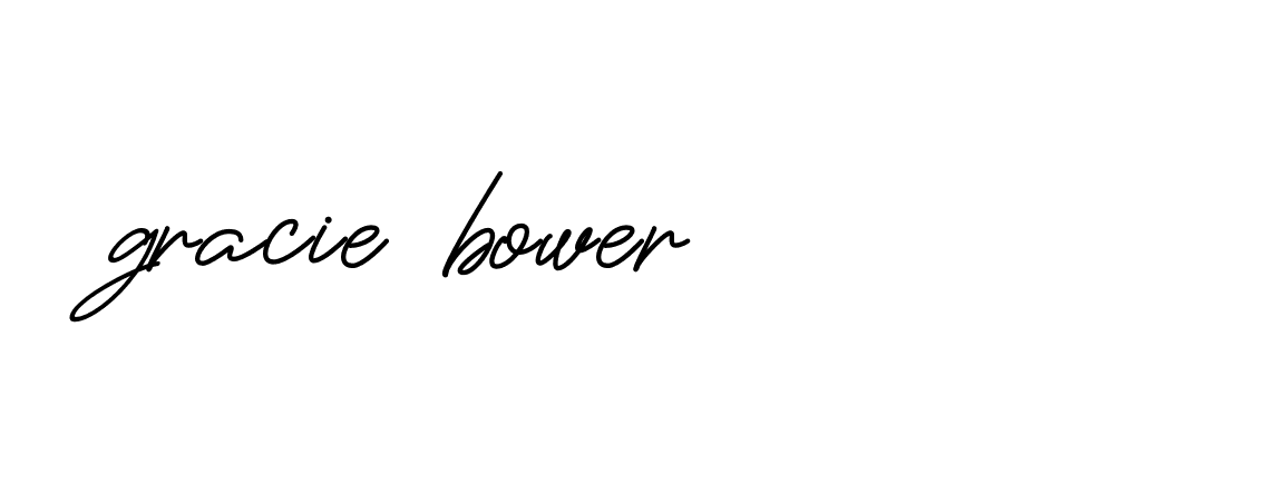 Signature of gracie-bower