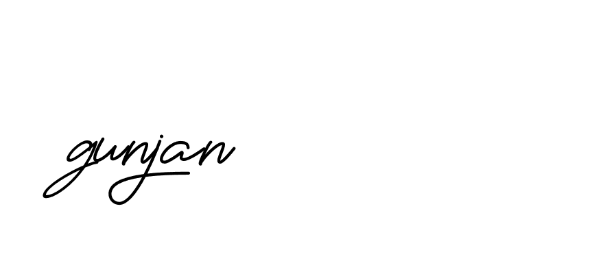 Signature of gunjan