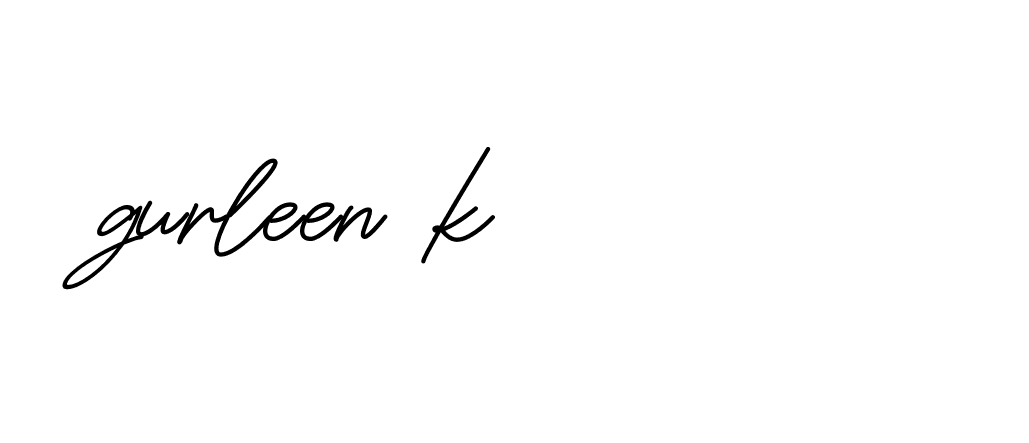 Signature of gurleen-k