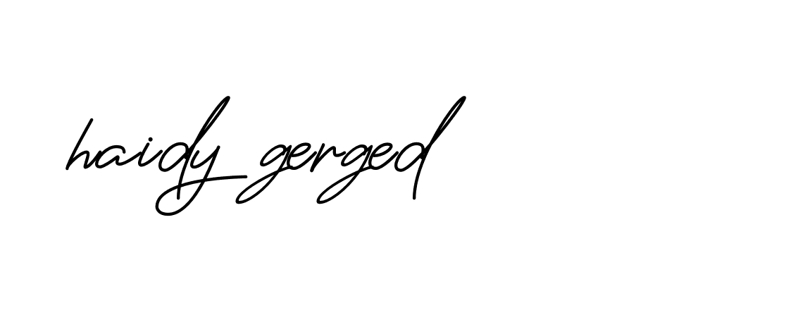 Signature of haidy-gerged