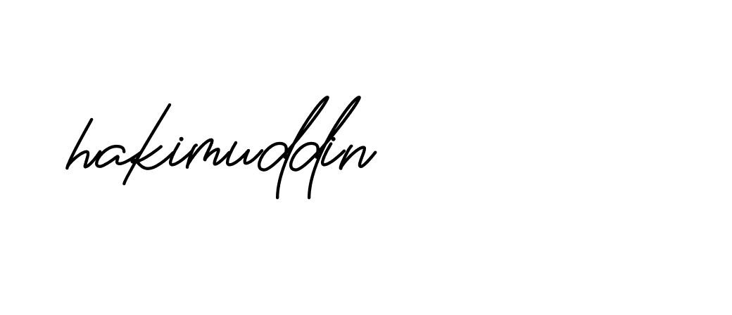 Signature of hakimuddin