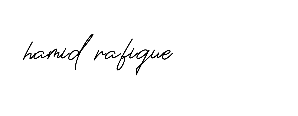 Signature of hamid-rafique