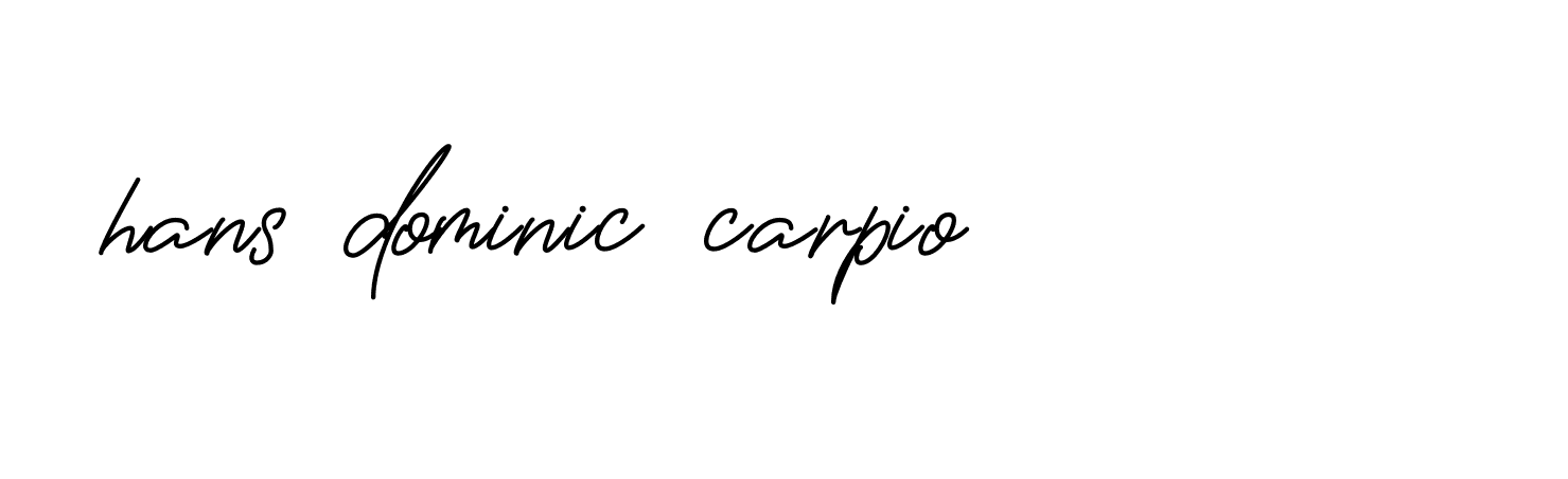 Signature of hans-dominic-carpio-