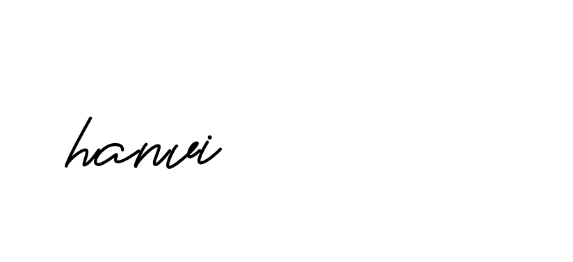 Signature of hanvi