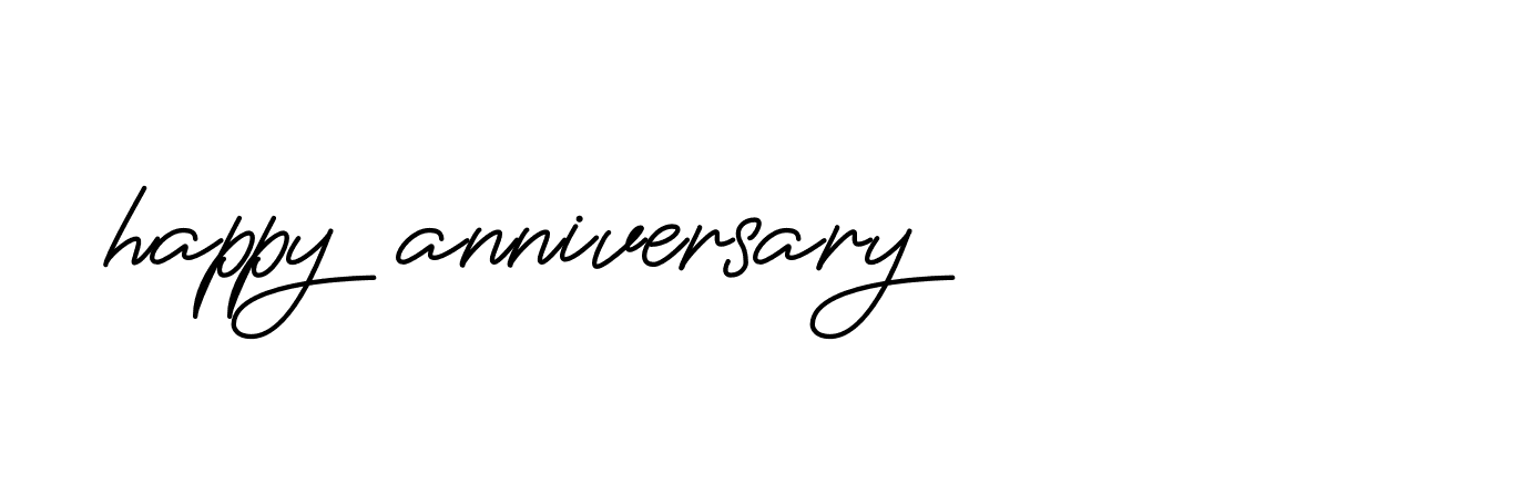 Signature of happy-anniversary-