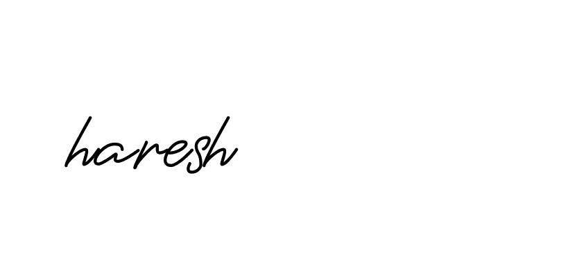 Signature of haresh