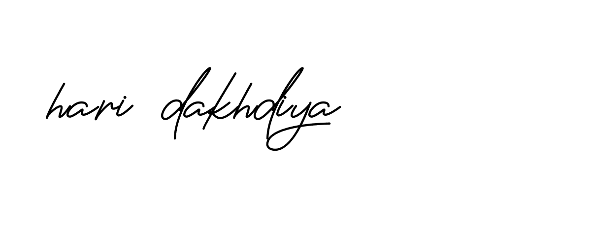 Signature of hari-dakhdiya