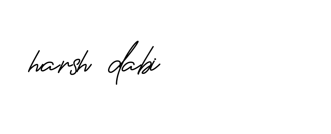 Signature of harsh-dabi-