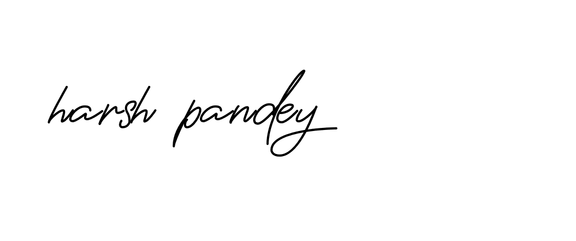 Signature of harsh-pandey