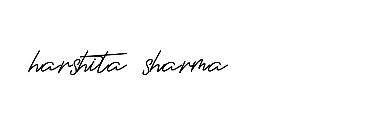 Signature of harshita-sharma