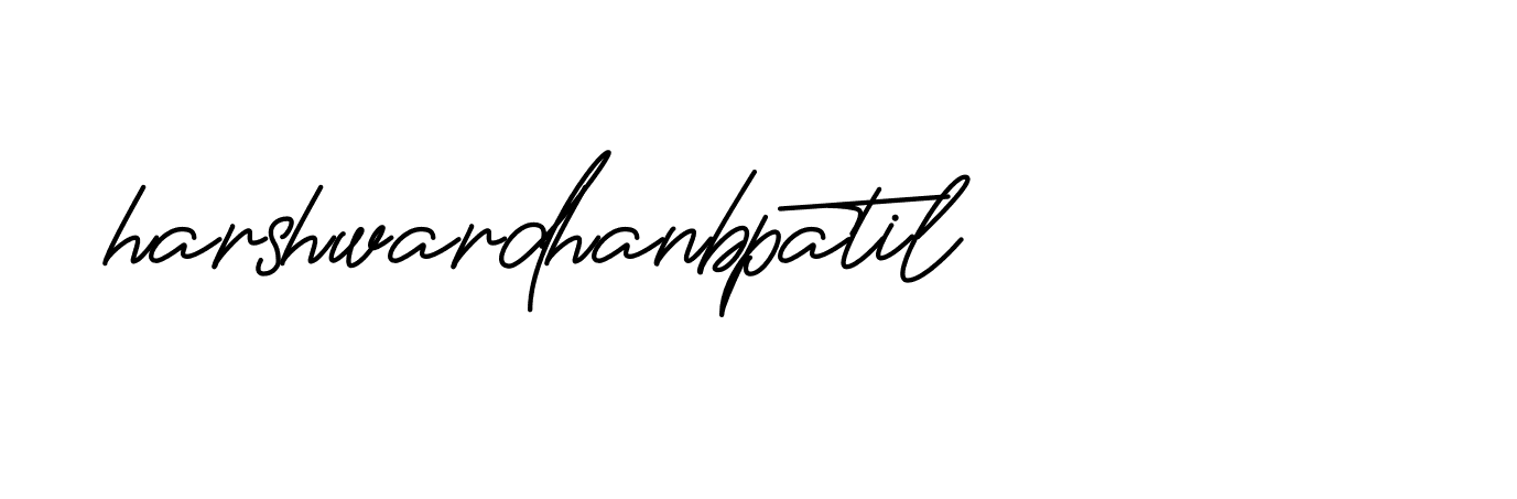 Signature of harshwardhanbpatil