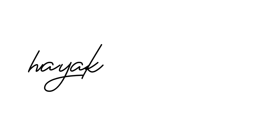 Signature of hayak