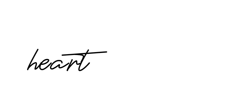 Signature of heart