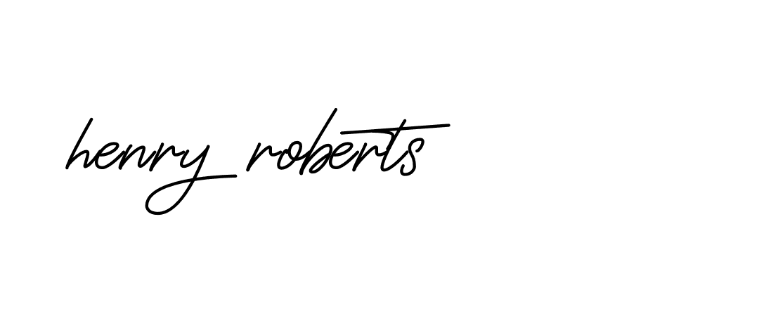 Signature of henry-roberts