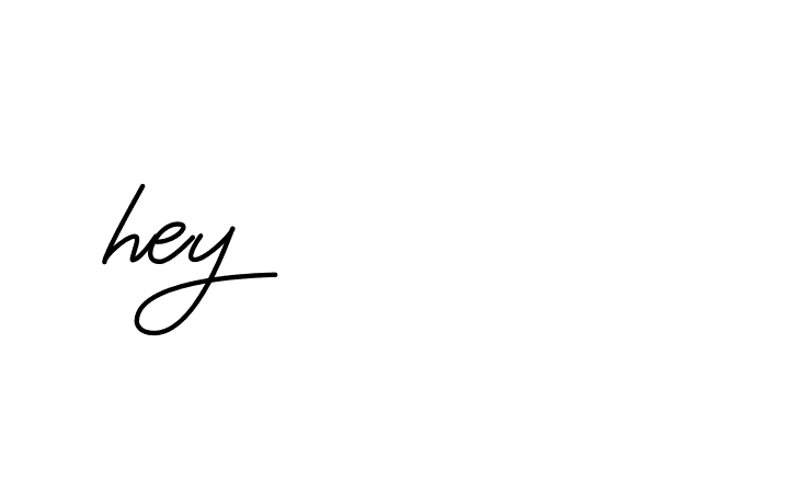 Signature of hey