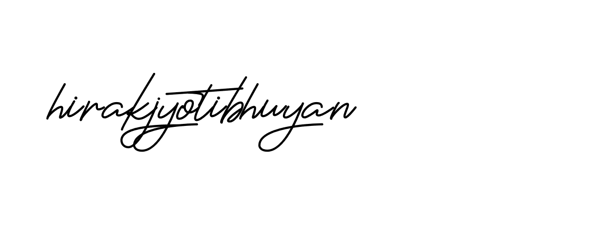 Signature of hirakjyotibhuyan