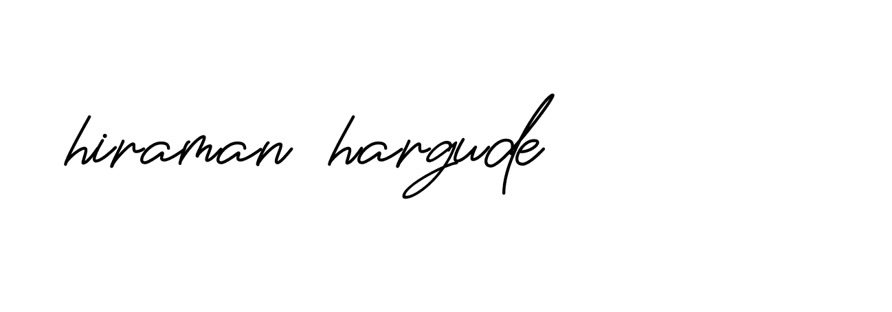 Signature of hiraman-hargude