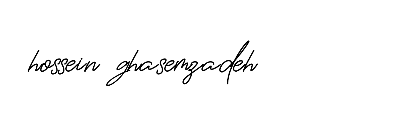 Signature of hossein-ghasemzadeh