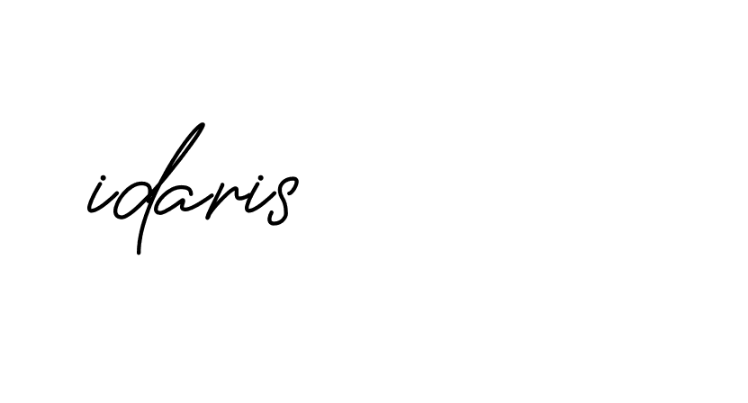 Signature of idaris