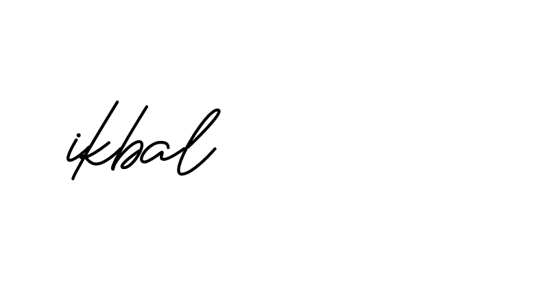 Signature of ikbal