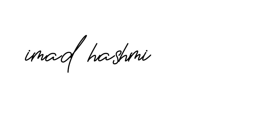 Signature of imad-hashmi