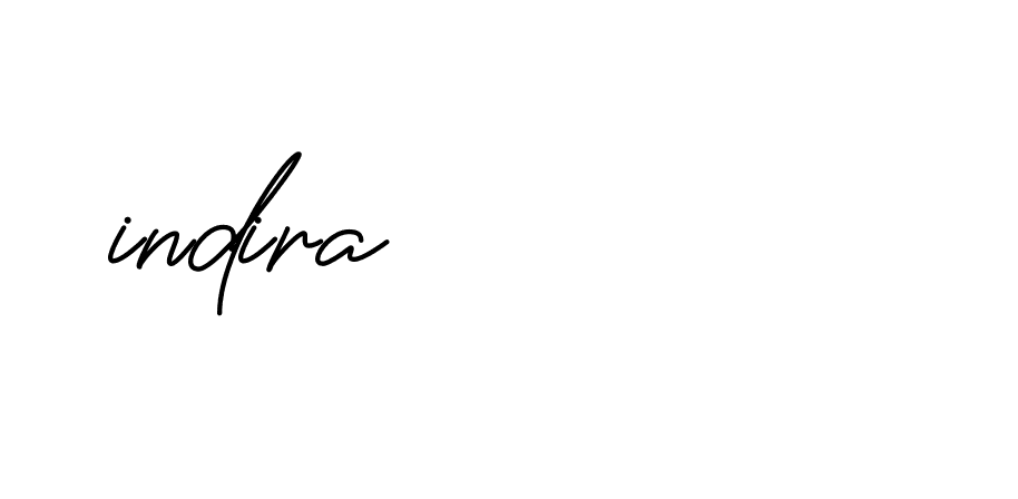 Signature of indira-