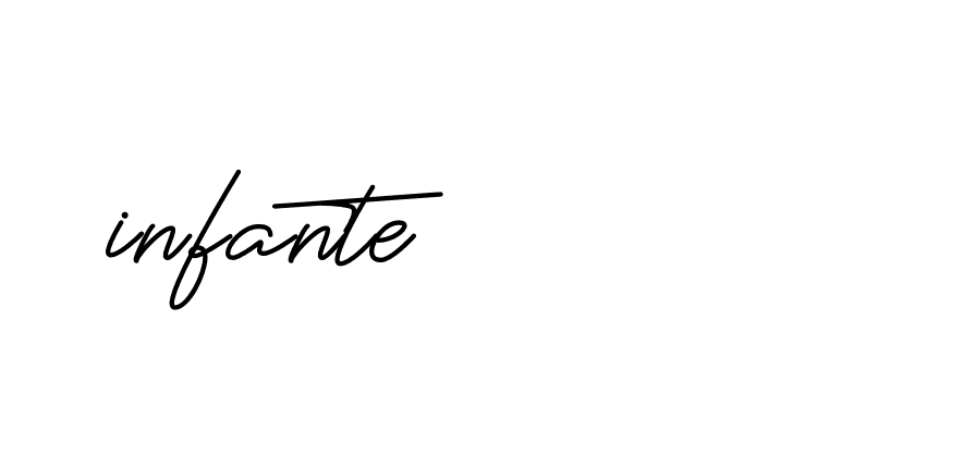 Signature of infante