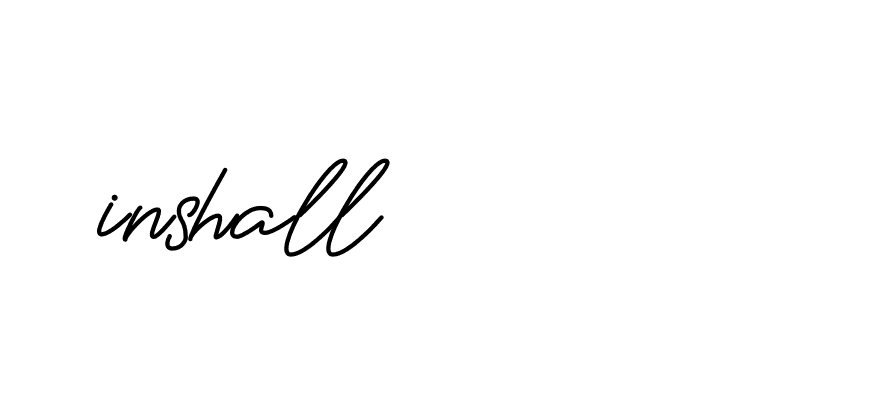 Signature of inshall