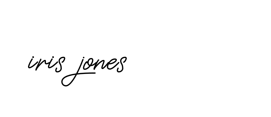 Signature of iris-jones