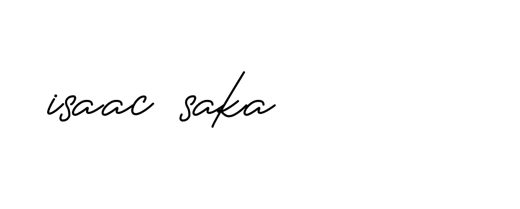 Signature of isaac-saka