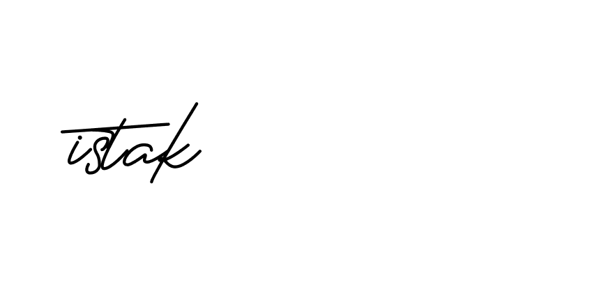 Signature of istak-