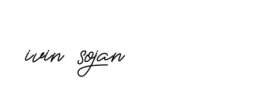 Signature of ivin-sojan