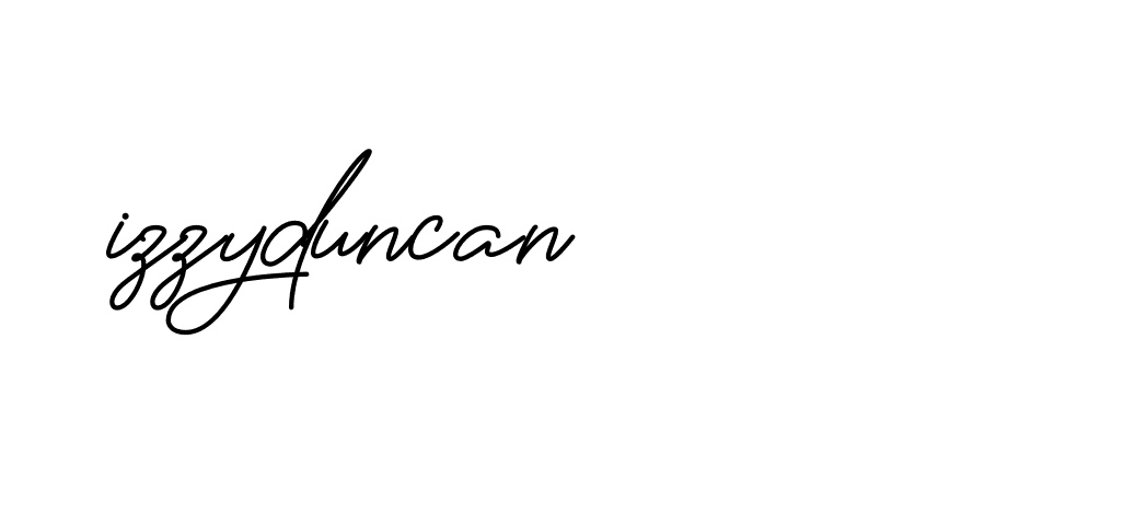 Signature of izzyduncan