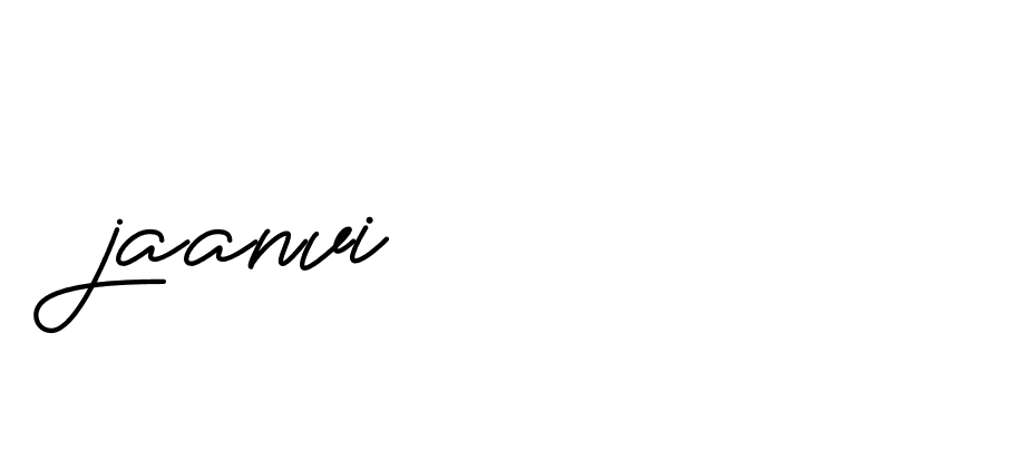 Signature of jaanvi