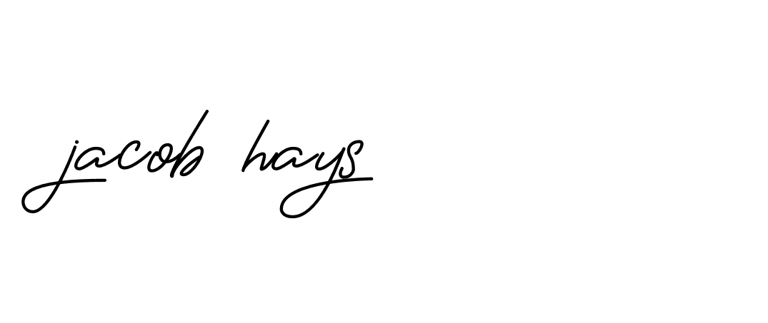 Signature of jacob-hays