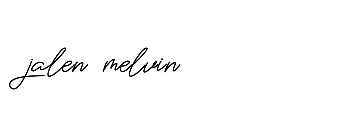 Signature of jalen-melvin